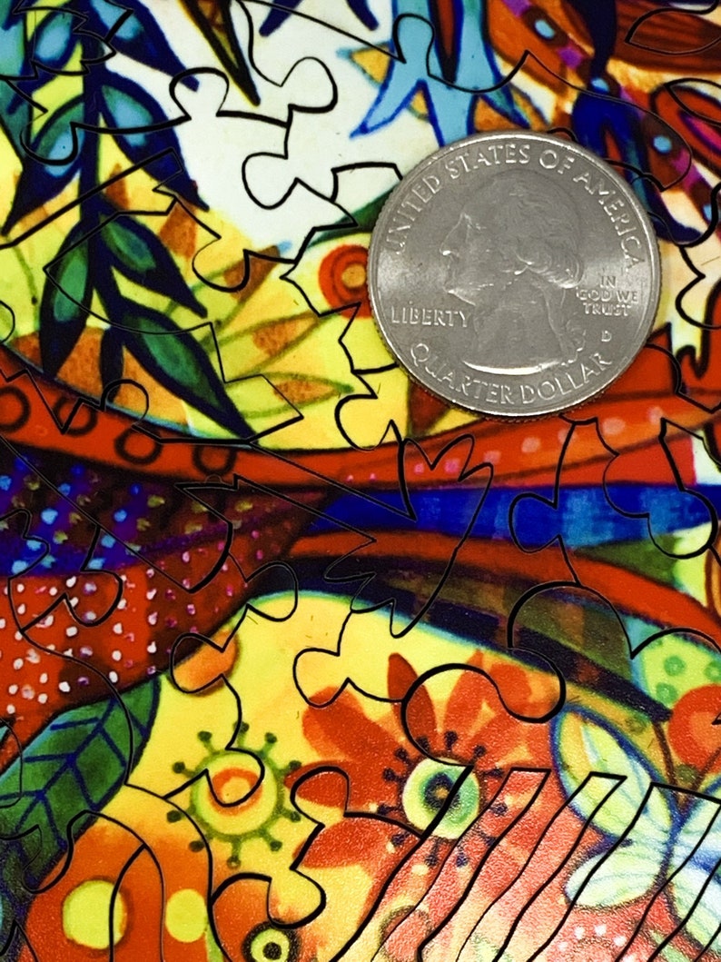 Wooden Jigsaw Puzzles for Adults in the Pomegranate Tree 50 Etsy