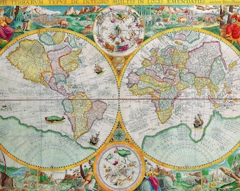 Wooden Jigsaw Puzzles for Adults 555 Pieces by NautilusPuzzles® -  World Map 1594 Puzzle, Grandpa Gift, Antique Wooden Puzzles,Best Dad Gift