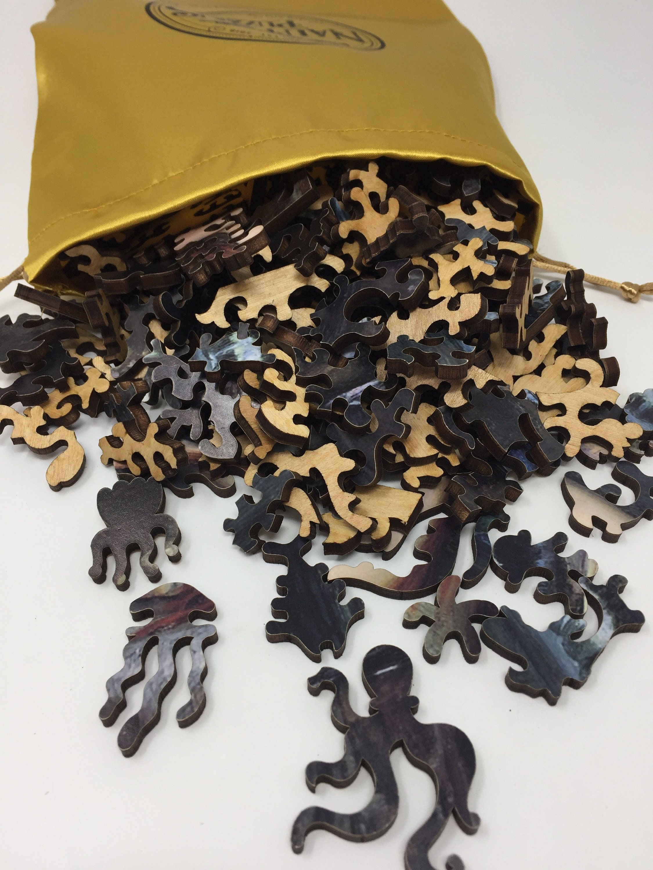 Wooden Jigsaw Puzzles for Adults A Mermaid By J.W. Etsy