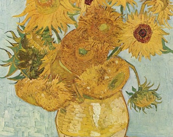 Wooden Jigsaw Puzzles For Adults - Sunflowers, 1888 By Van Gogh (120 Piece Wooden Jigsaw Puzzle) Made in the USA by Nautilus Puzzles