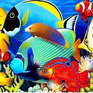Fish Alice Wooden Jigsaw Puzzles For Adults 144 Pieces by NautilusPuzzles® - Sea Life Puzzle With Whimsy Pieces, Ocean Puzzle, Summer Puzzle