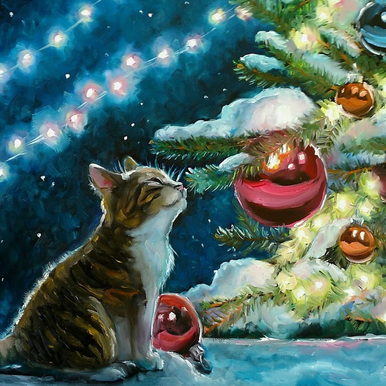 Wooden Puzzles For Adults A Purr-Fect Christmas 261 Piece image 0