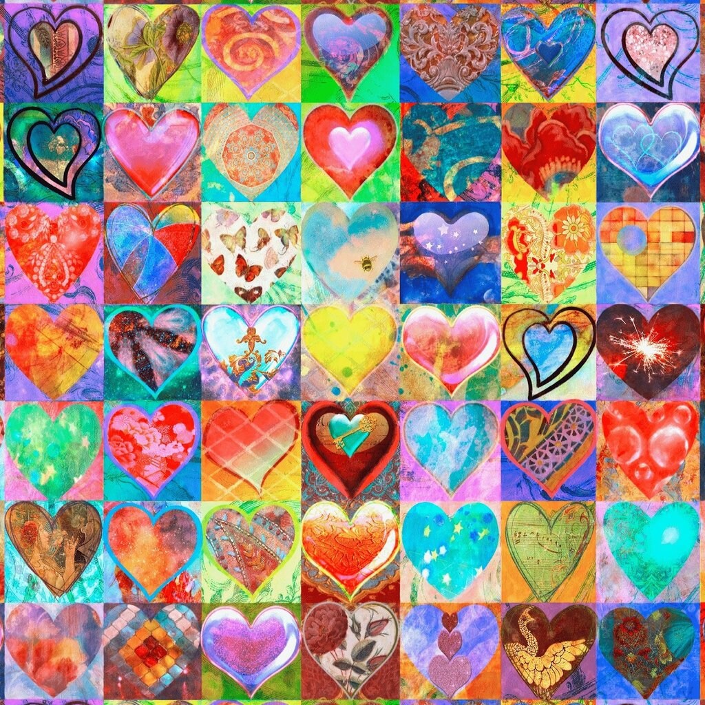 Wooden Jigsaw Puzzles For Adults 49 Hearts 243 Piece Wooden Etsy