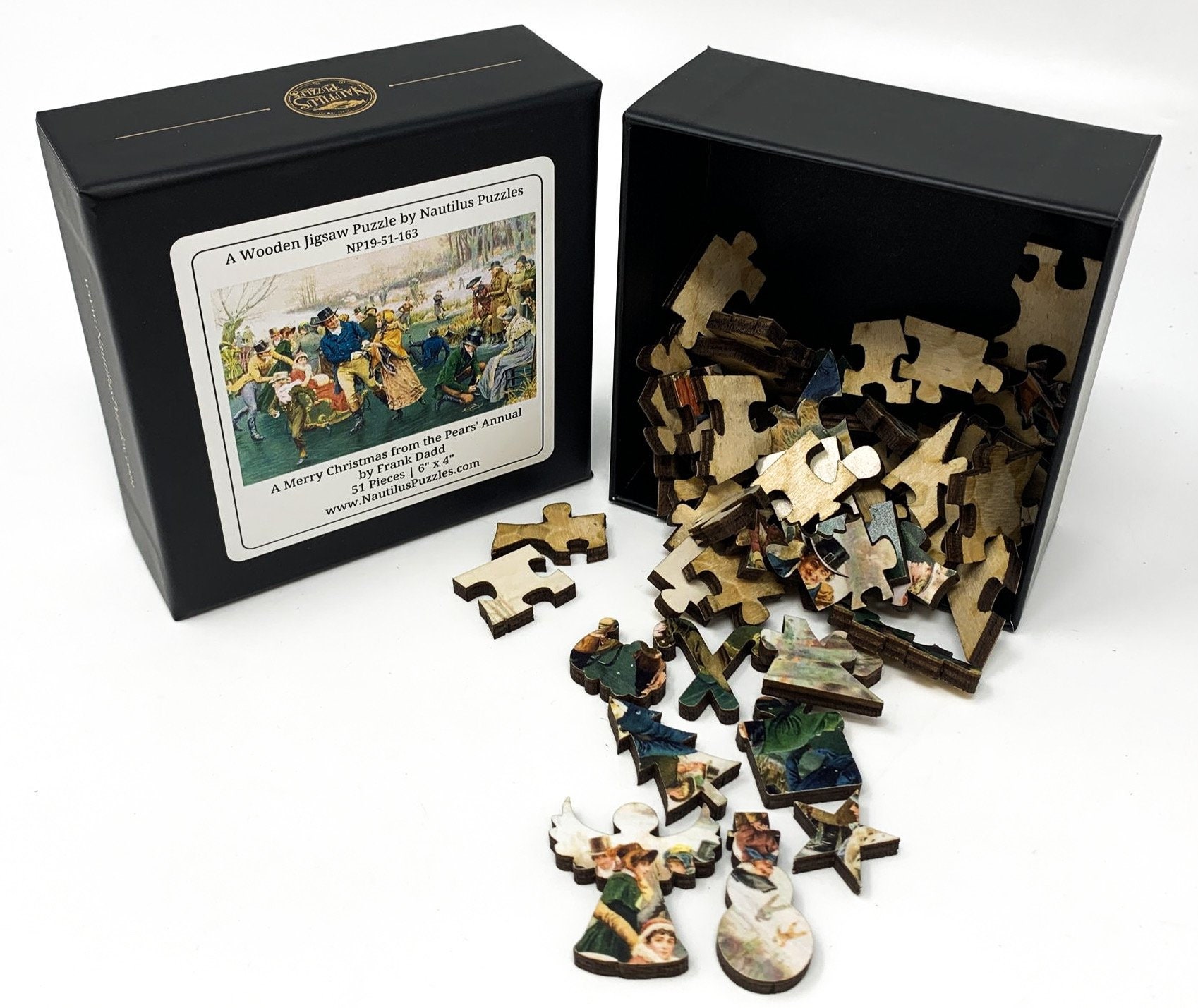 Wooden Puzzles for Adults A Merry Christmas From The Etsy