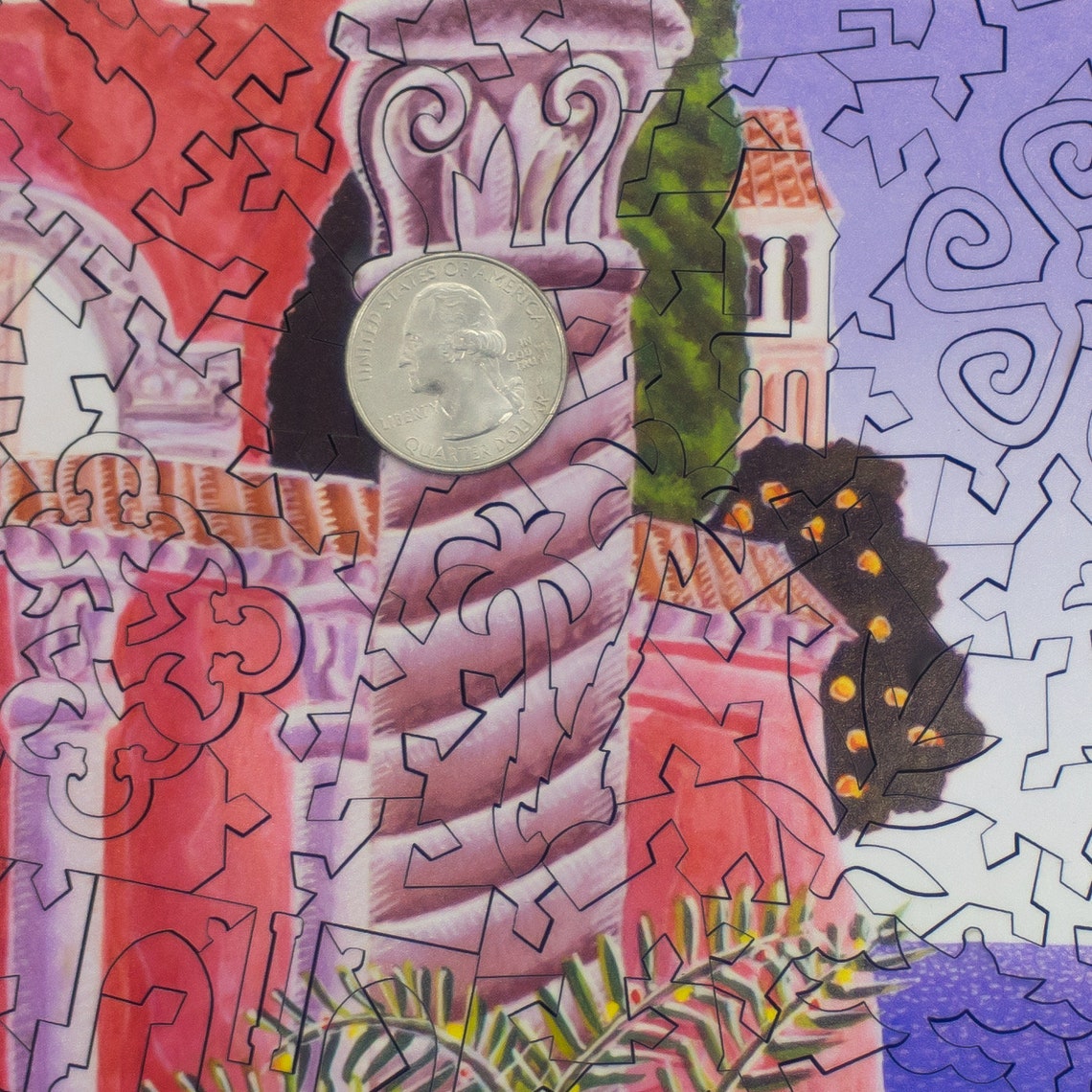 Wooden Jigsaw Puzzles for Adults Moroccan Garden by Thomas Etsy