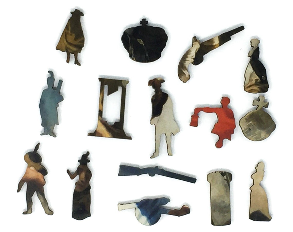 Wooden Puzzles For Adults Liberty Leading The People 466 Etsy