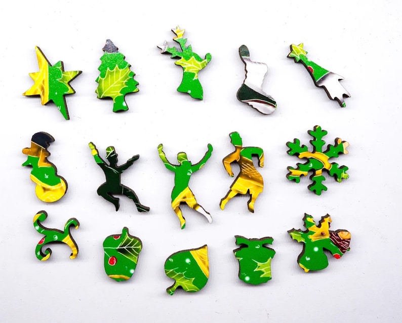 Wooden Jigsaw Puzzles for Adults Ten Lords Aleaping 50 Piece Etsy