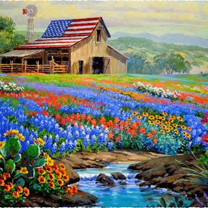 Americana wooden jigsaw puzzle