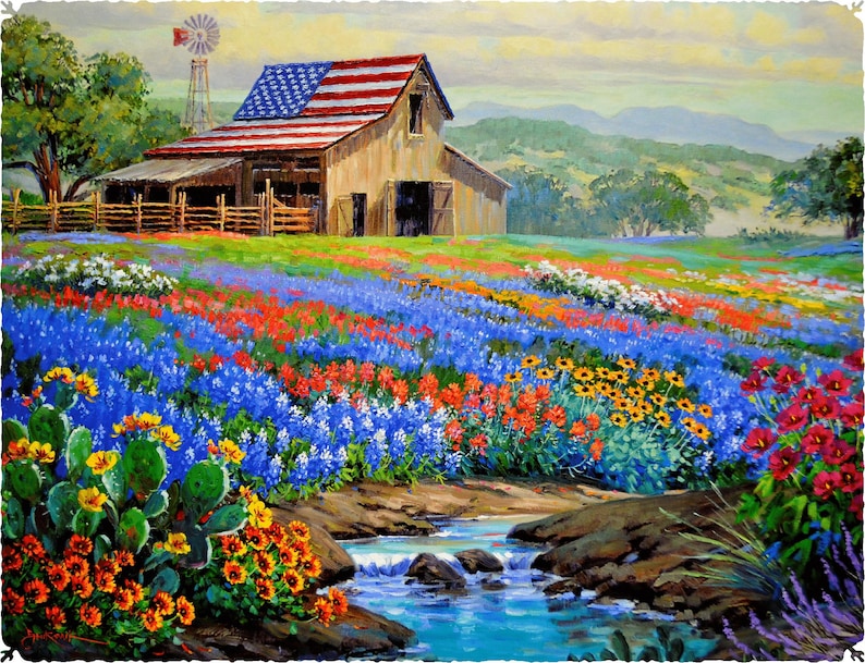 Americana wooden jigsaw puzzle