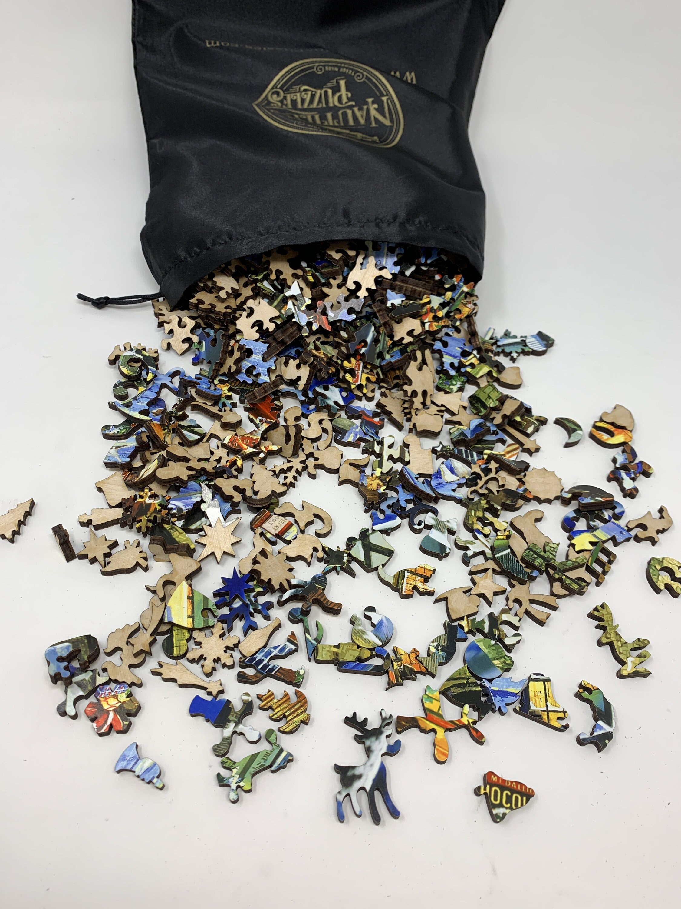 Wooden Puzzles For Adults Victorian Christmas Village 608 Etsy