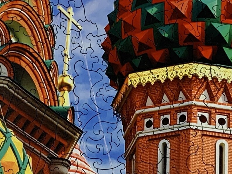 255 Piece Wooden Jigsaw Puzzle St Basil S Cathedral Wooden Puzzles For Adults Moscow Games Puzzles Toys Games Prairiewindperformancetherapy Com
