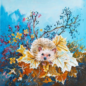 Hedgehog Whimsy Puzzles For Adults 50 Pieces by Nautilus Puzzles® - Birthday Gifts, Wooden Jigsaw Puzzles With Uniquely Shaped Pieces