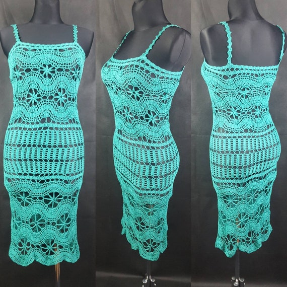 Crochet lace sundress natural silk. Summer dress beach | Etsy