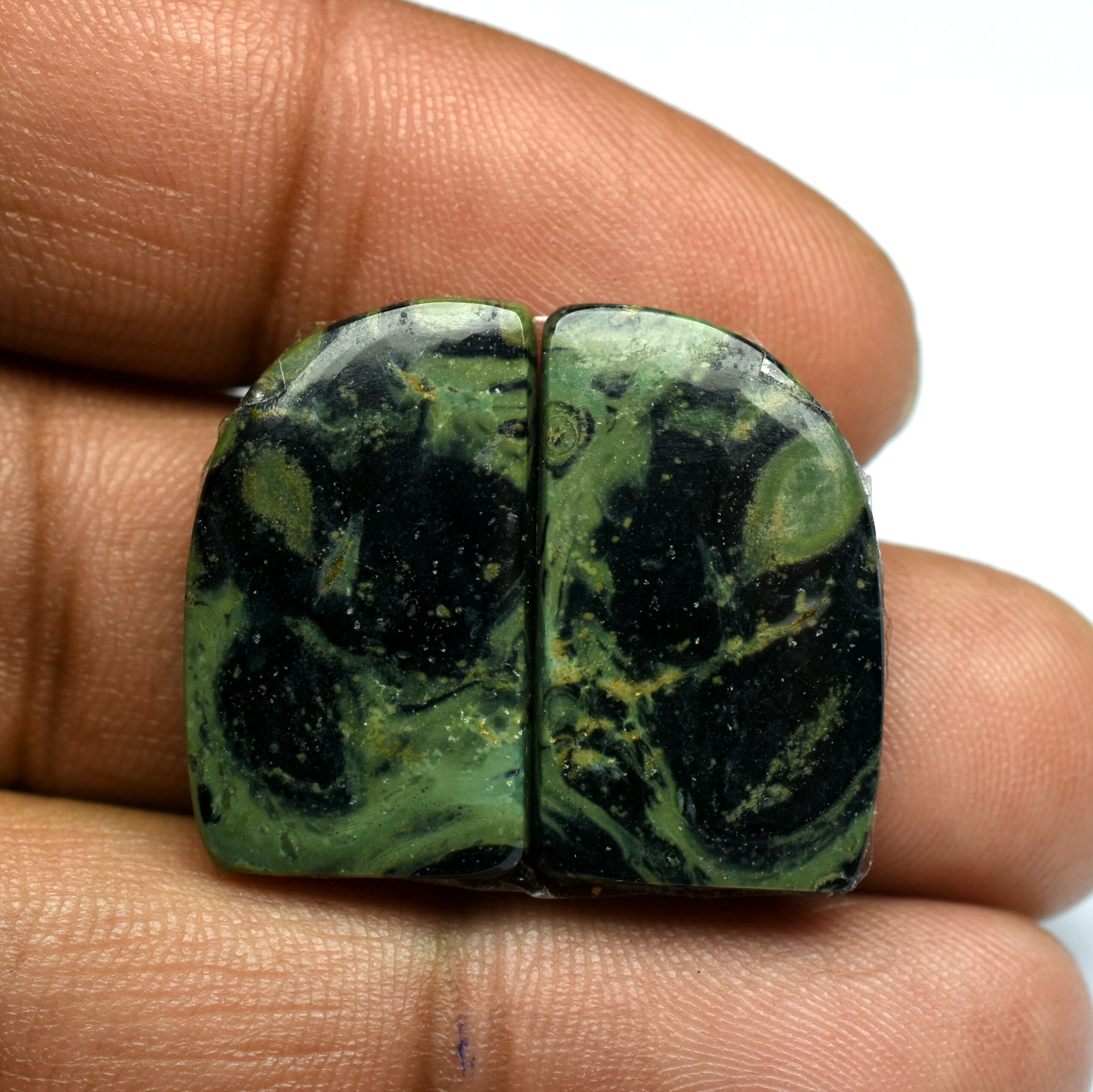 Natural Star Galaxy Jesper GemstoneStar Galaxy Jesper Pair Etsy