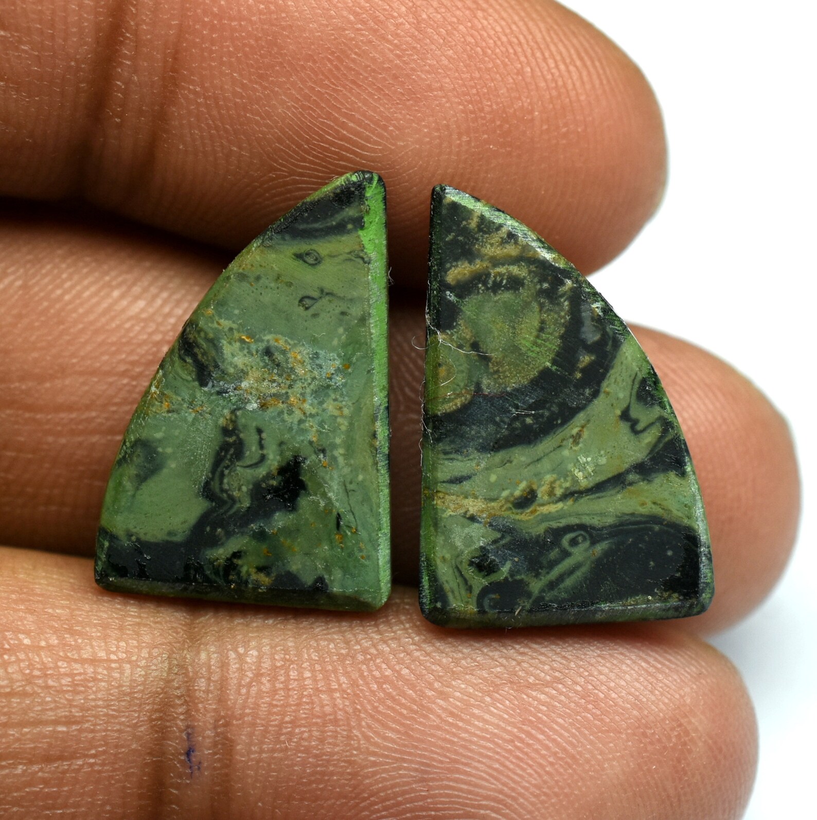 Natural Star Galaxy Jesper GemstoneStar Galaxy Jesper Pair Etsy