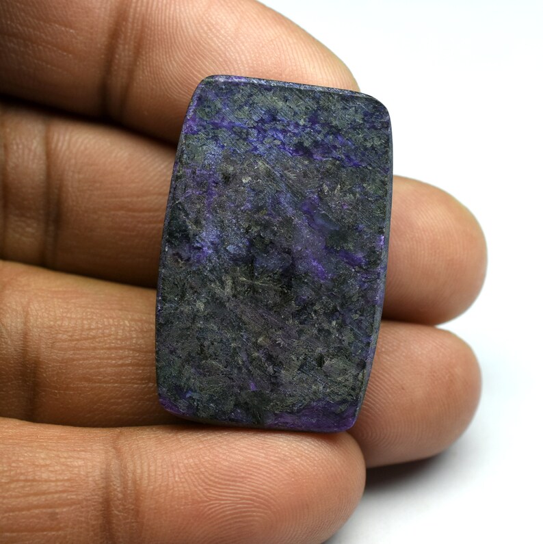 Natural Charorite Gemstone-Purple Charorite Rectangle Cabochon 51Cts,Loose Gemstone,Charorite Gemstone,Charorite Cabochon,Jewellery Making