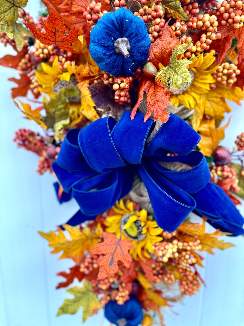 Extra Large Double Door Fall Swag Autumn Wreath for Front Etsy