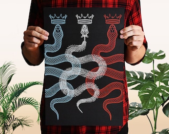 Cartel de la serpiente 3D