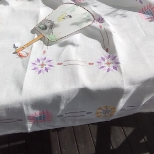 Vintage Embroidered Cloth From Sweden/ 3 Pcs for Christmas