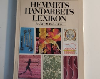 Seltenes Handwerks-Lexikon in Schwedisch Band 2.Bearbeitet 1990.