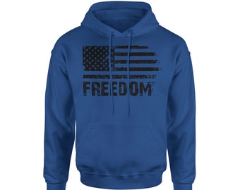 Sudadera con capucha y bandera patriótica estadounidense Freedom
