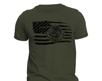 Mexican American Flag T-Shirt