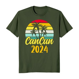 Cancun 2024 Mexico Vacation Trip Men&#39;s T-Shirt