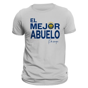 Camiseta El Mejor Abuelo Por Siempre Pumas De La Unam
