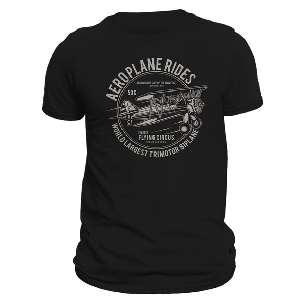 Airplane Pilot Flying Aeroplane Men's T-Shirt