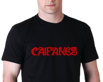 Rock en español: Caifanes Roter Text Herren T-Shirt