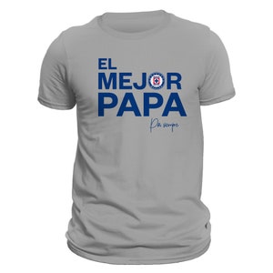 Fathers Day Cruz Azul El Mejor Papá Por Siempre T-shirt - Etsy