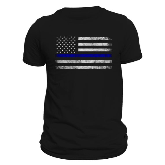 Police Lives Thin Blue Line Flag T 