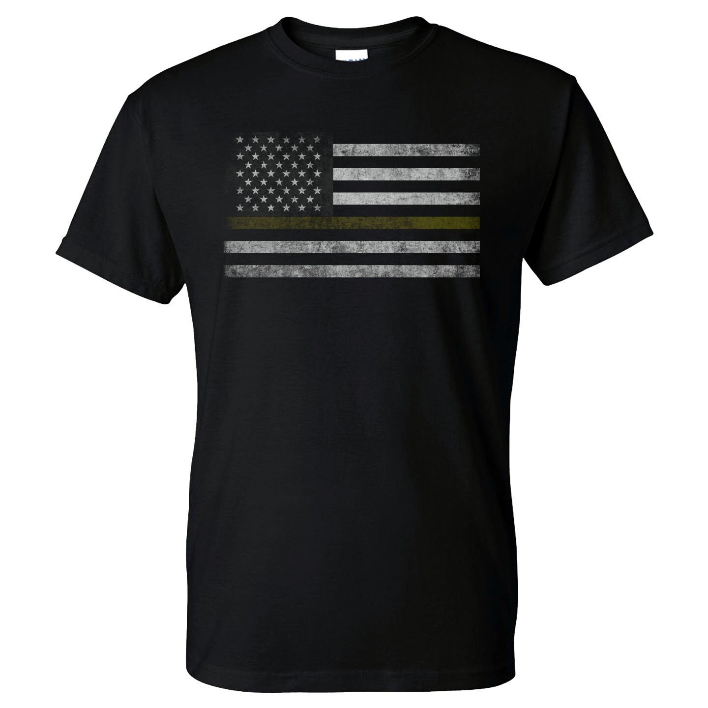 Army Military Thin Green Line Flag Men 