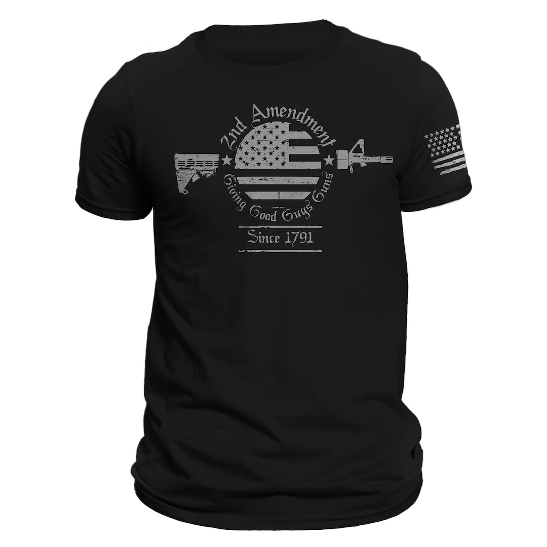 USA 2nd Amendment Giving Good Guys Guns T-shirt - Etsy
