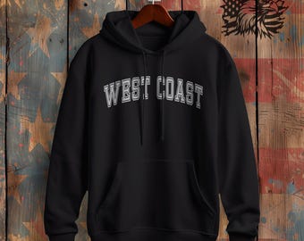 West Coast Unisex Classic Hoodie Sweatshirt