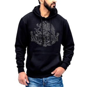 San Luis Potosí Mexico Eagle Emblem Hoodie Sweatshirt