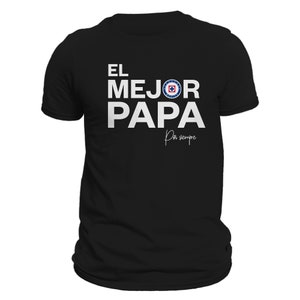 Fathers Day Cruz Azul El Mejor Papá Por Siempre T-shirt - Etsy