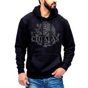 Chiapas Mexico Eagle Emblem Hoodie Sweatshirt