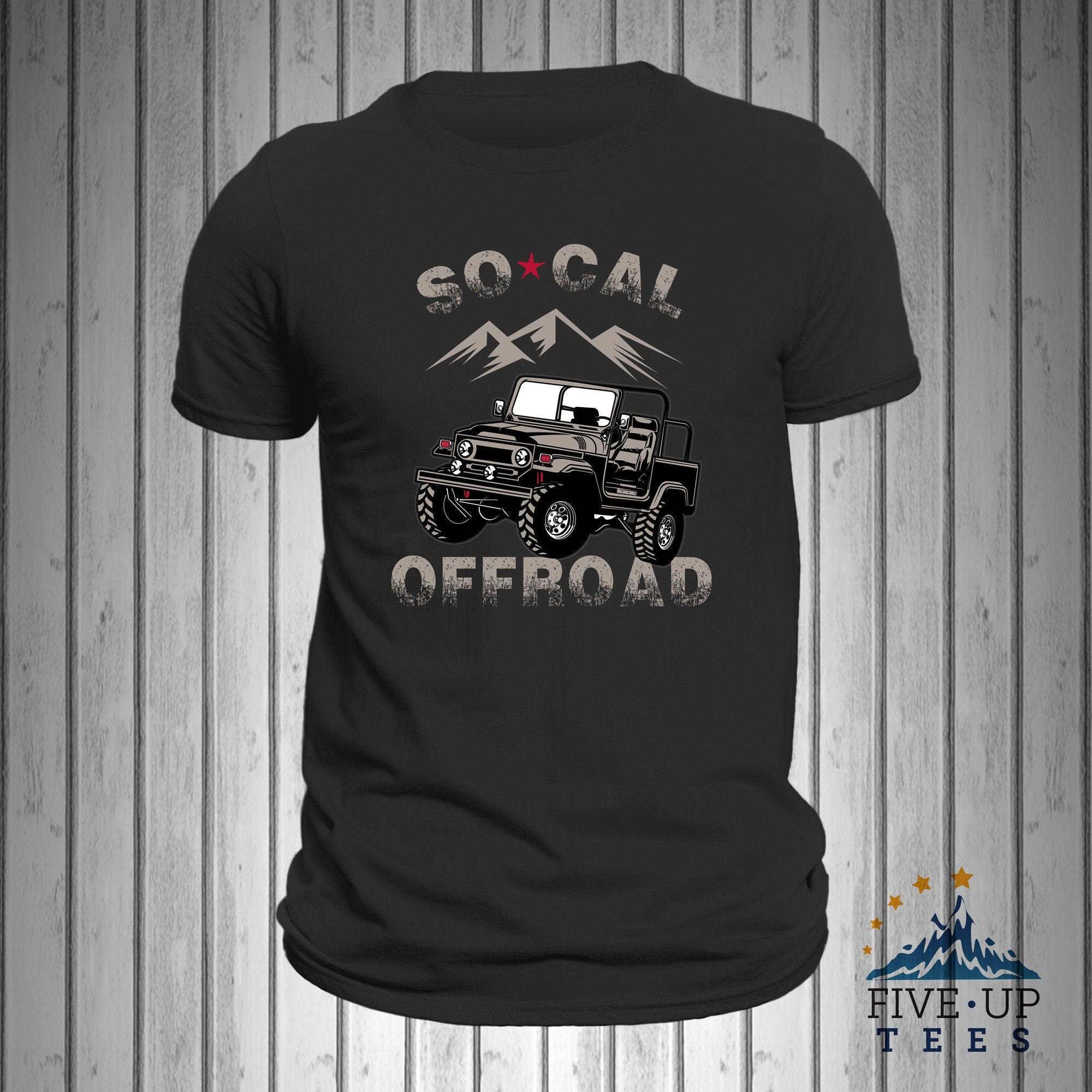 So Cal off Road Four Wheeling Jeep Men's T-shirt - Etsy