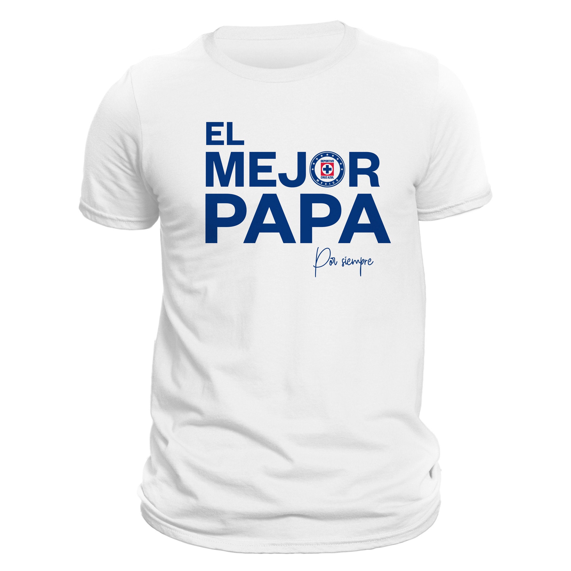 Fathers Day Cruz Azul El Mejor Papá Por Siempre T-shirt - Etsy