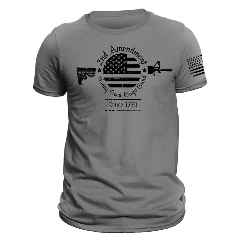 USA 2nd Amendment Giving Good Guys Guns T-shirt - Etsy