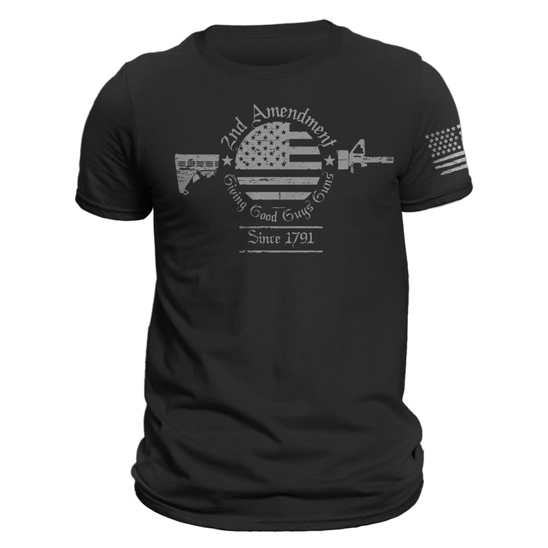 USA 2nd Amendment Giving Good Guys Guns T-shirt - Etsy