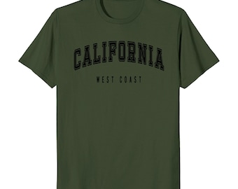 Maglietta da uomo a maniche corte California West Coast Classic