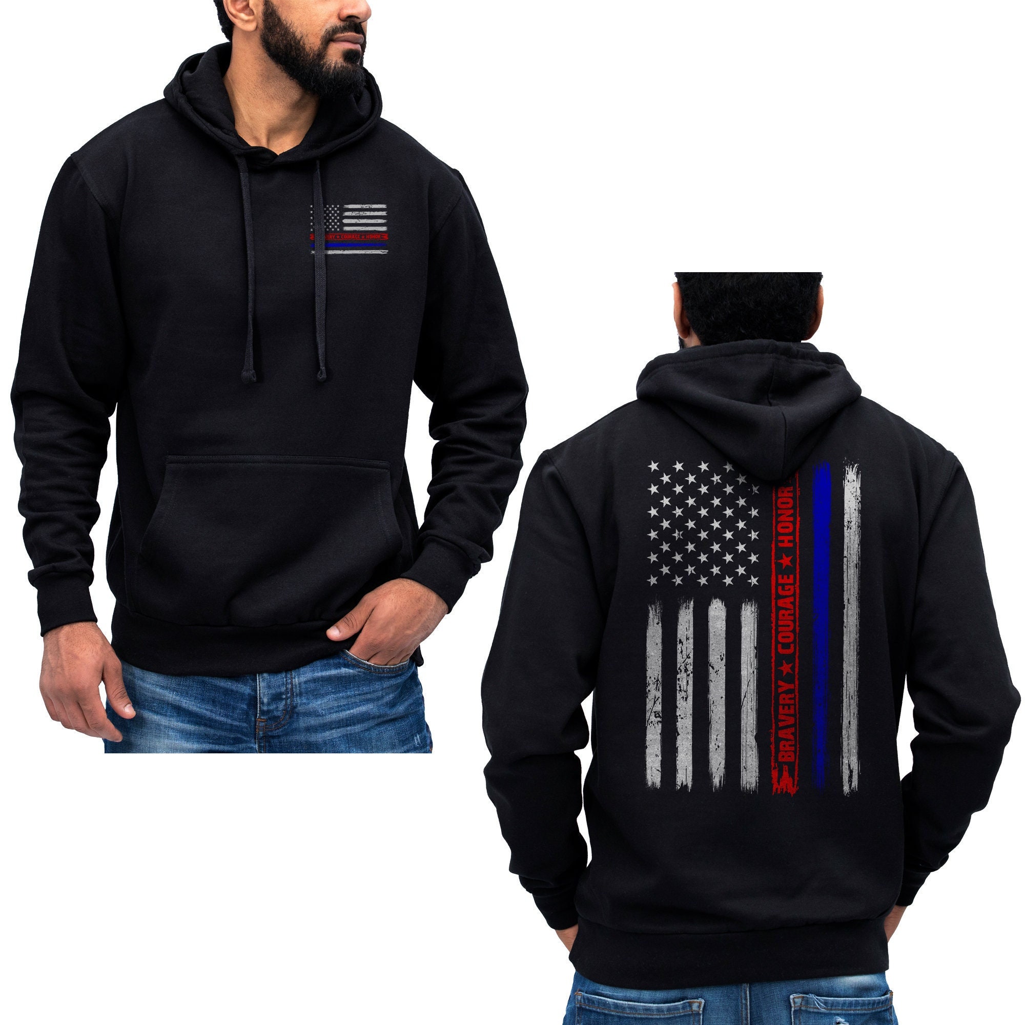 Thin blue line sweatshirt new arrivals