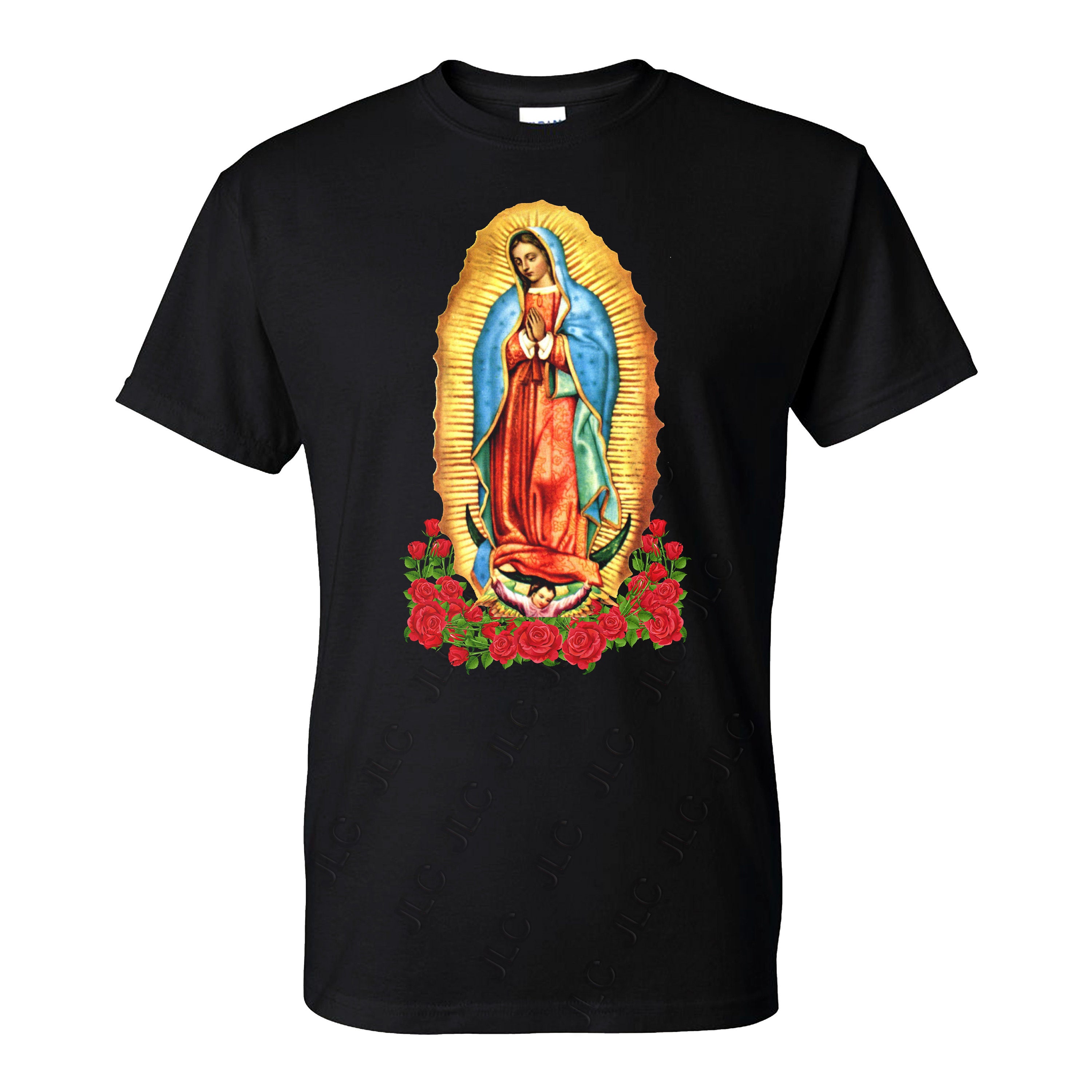 cel Slapen Carrière Virgen De Guadalupe Mens T-shirt - Etsy