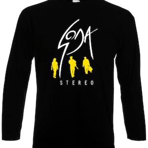 Rock en español: S Stereo Los Languis Long Sleeve T-Shirt Playera