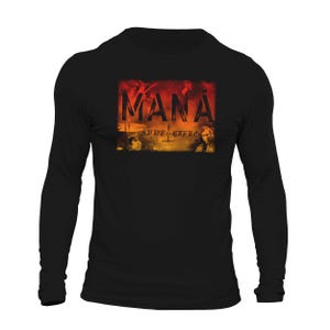 MANA Arde El Cielo Camiseta de Manga Larga Hombre Playera