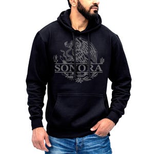 Sonora Mexico Eagle Emblem Hoodie Sweatshirt