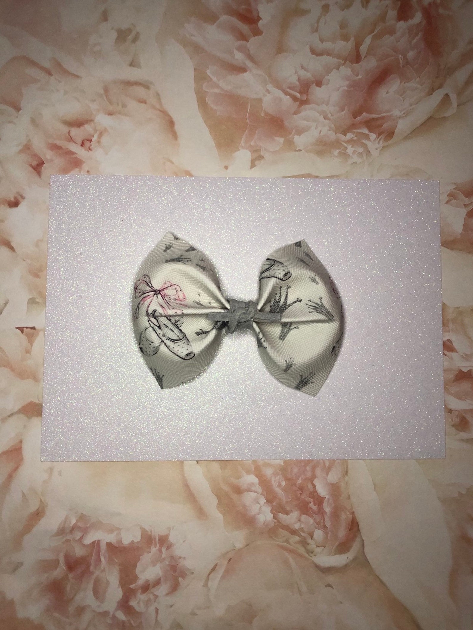 ballet slippers hair bow