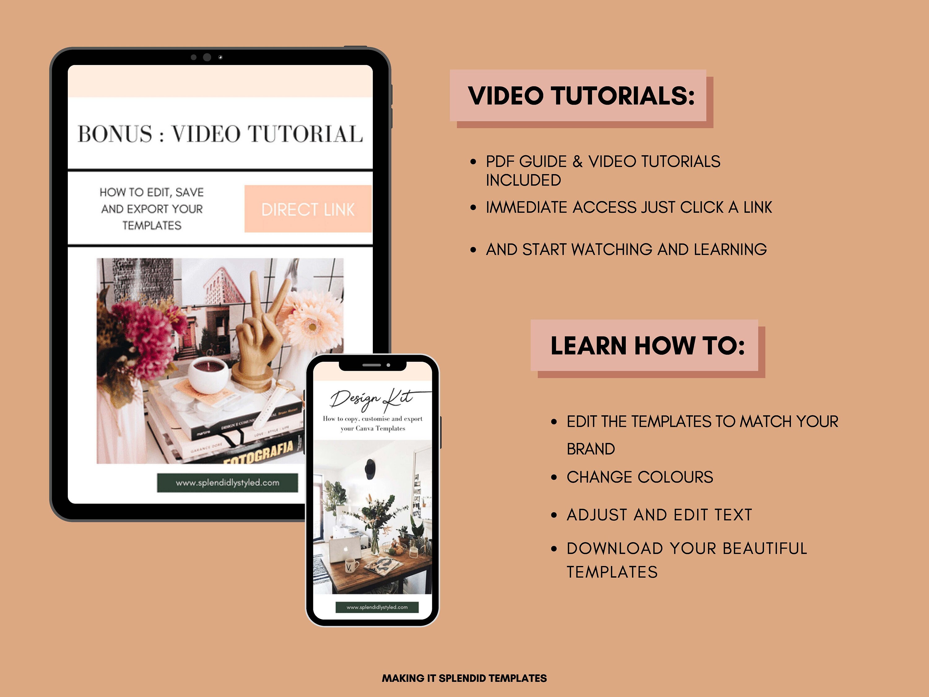 Canva Online Store Instagram Templates set of 24 | Etsy